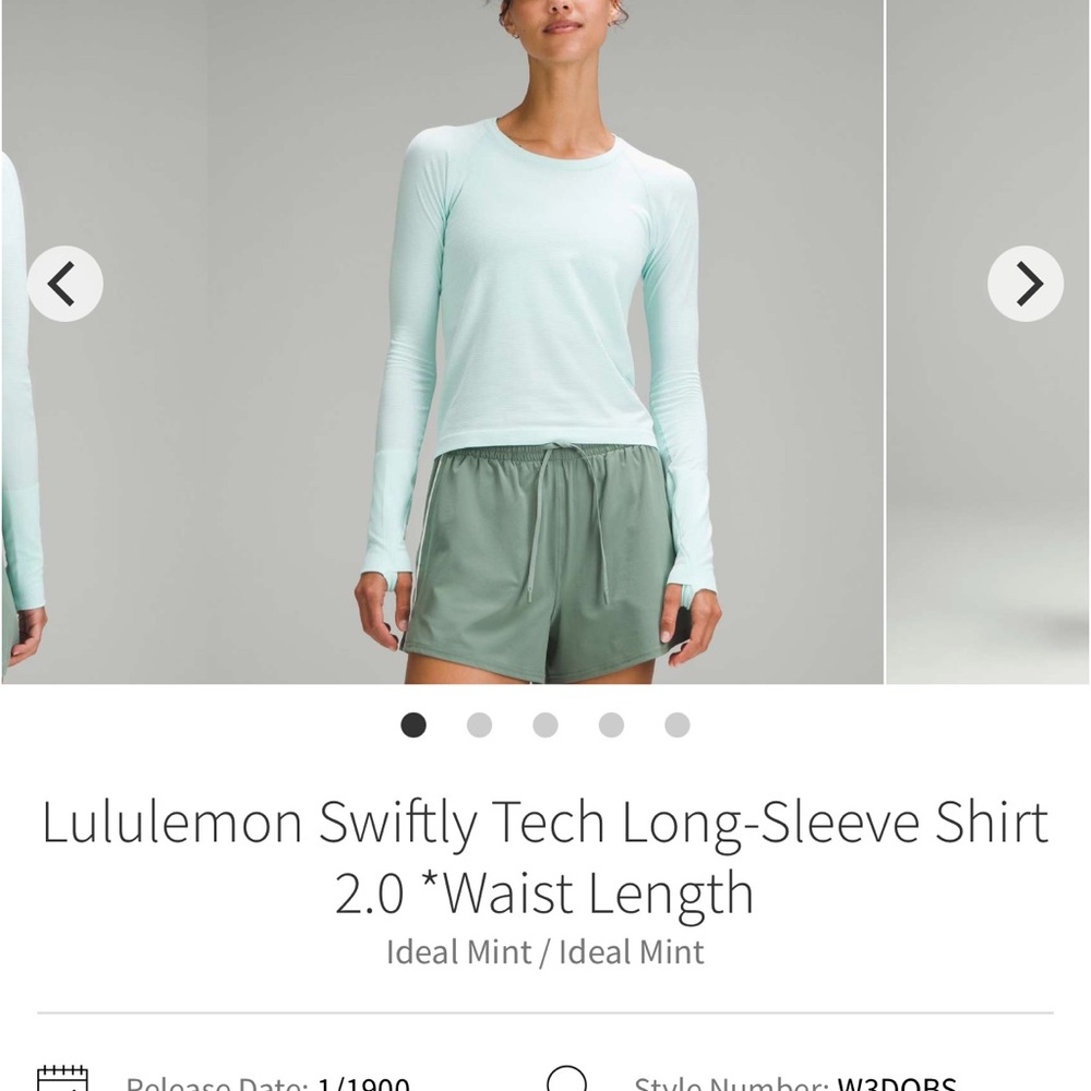 Lululemon Swiftly Tech Long-Sleeve Top